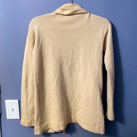 J.Crew Beige Wool Cashmere Cardigan Sweater XS - Picture 7 of 7